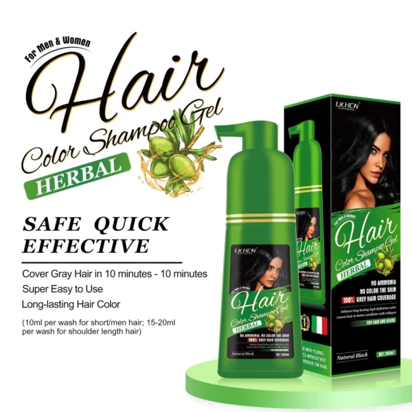 Hair Color Shampoo Gel Pump – 200ml