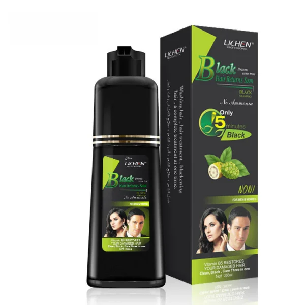 Black Instant Hair Color Shampoo Instant Hair Color Shampoo – Pump Bottle