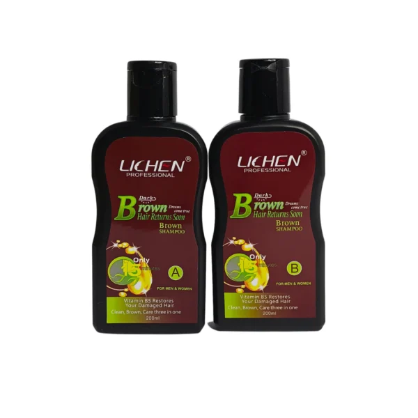 Hair Color Shampoo – Instant Black & Natural Look (2 Bottles)