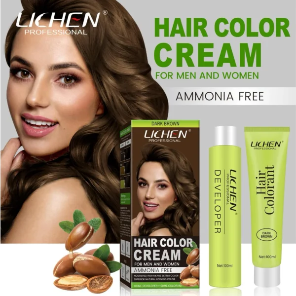 Lichen Natural Permanent Hair Color Cream – 200ml