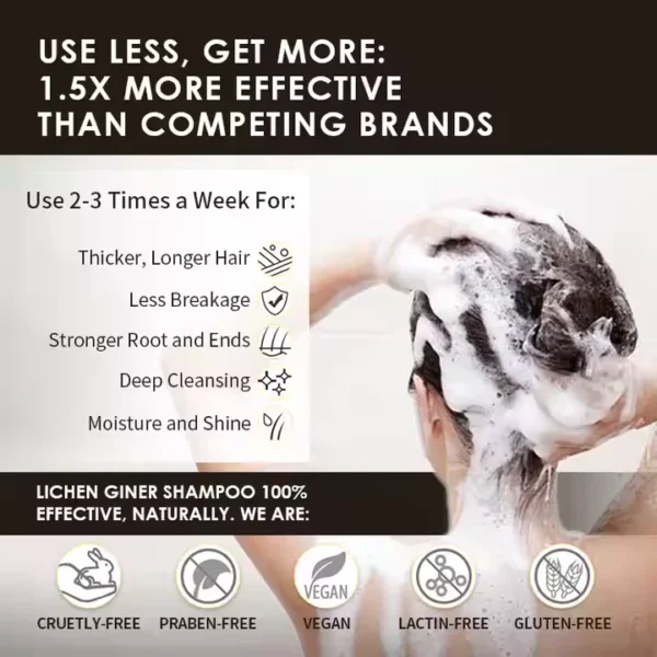 Organic Lichen Ginger Shampoo (500ml)